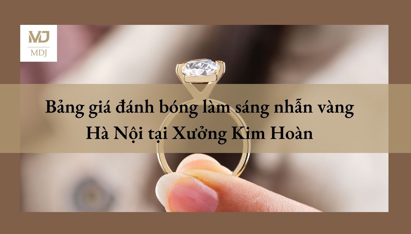 đánh bóng làm sáng nhẫn vàng Hà Nội