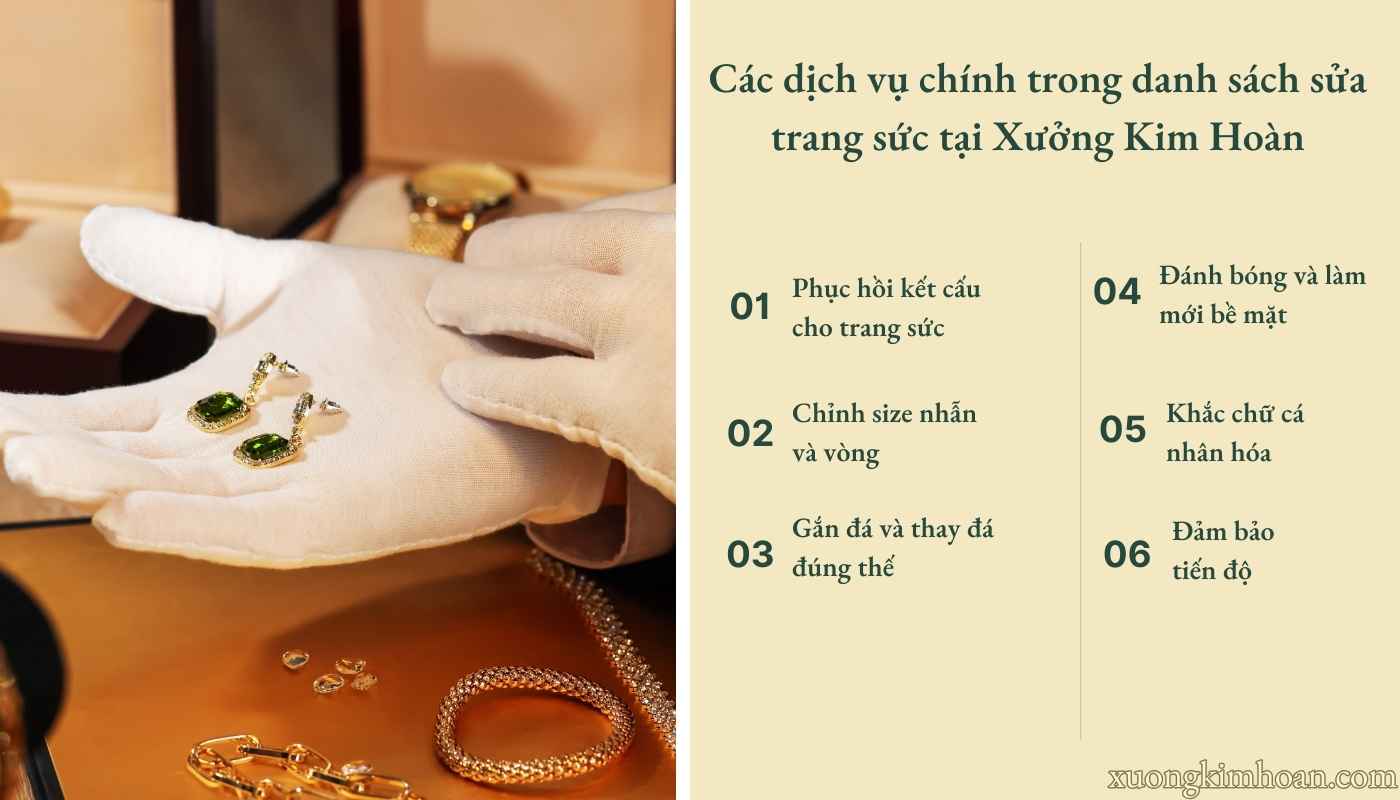 địa chỉ sửa trang sức nào tốt Hà Nội?