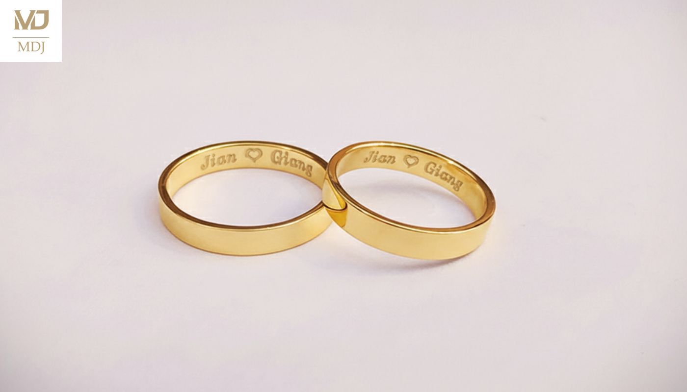 khắc tên lên nhẫn cưới Hà Nội