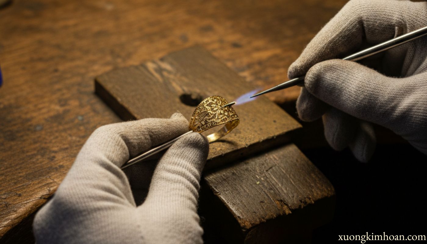 phục hồi trang sức cổ Hà Nội