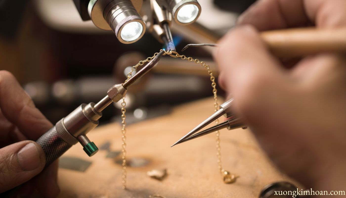 sửa dây chuyền bị đứt giá bao nhiêu Hà Nội