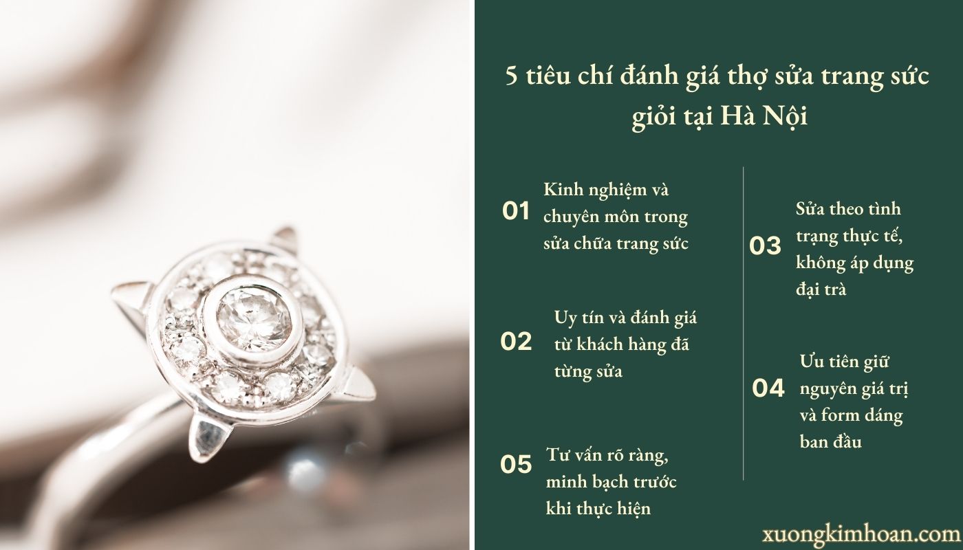 thợ sửa trang sức giỏi Hà Nội
