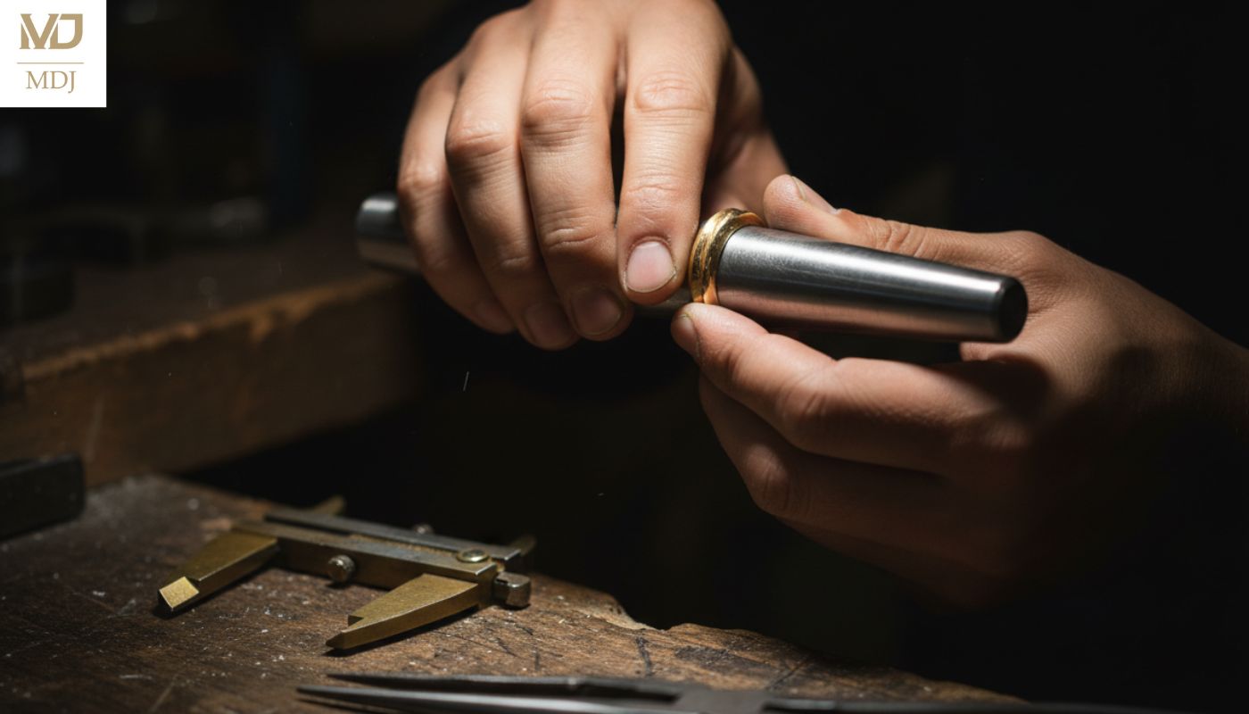 thu nhỏ size nhẫn vàng Hà Nội