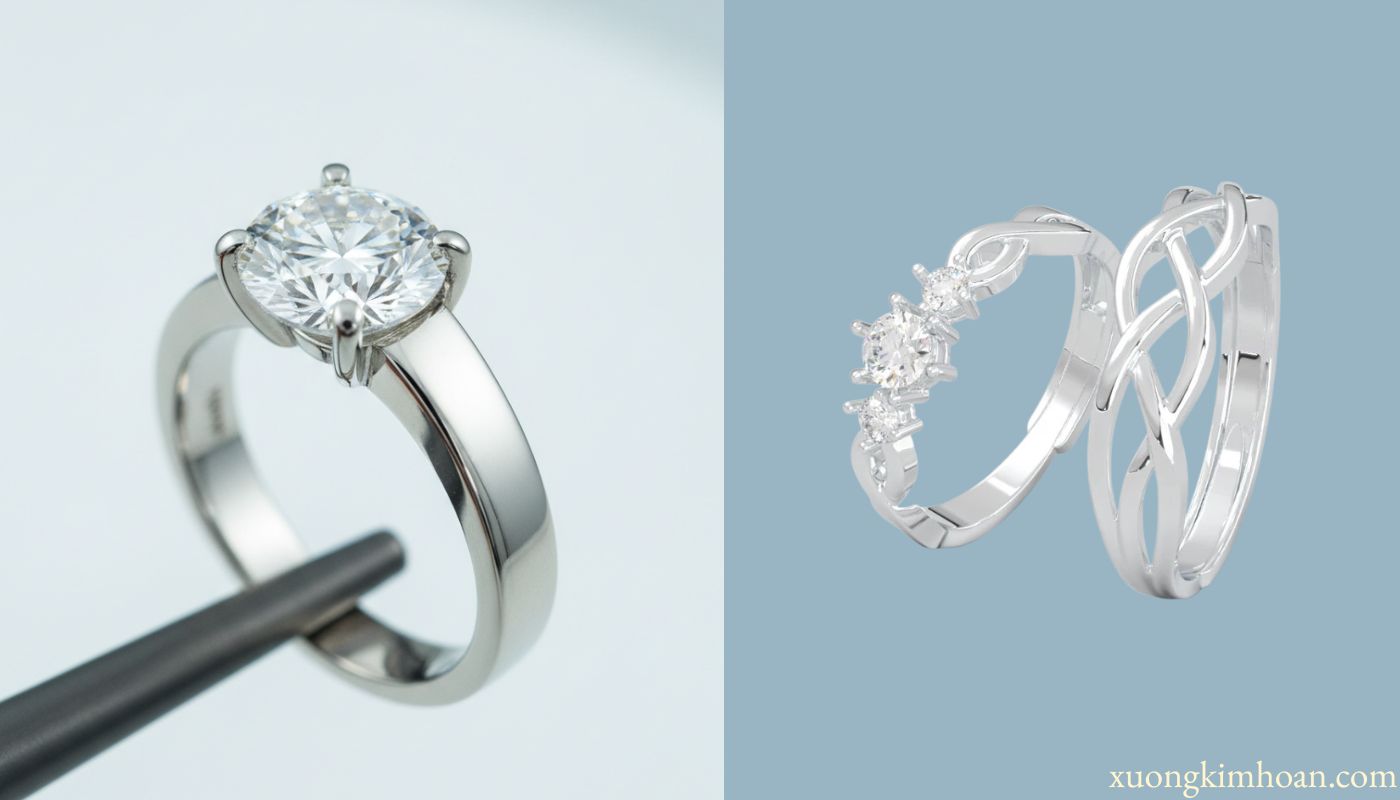 xi mạ vàng trắng cho nhẫn Hà Nội