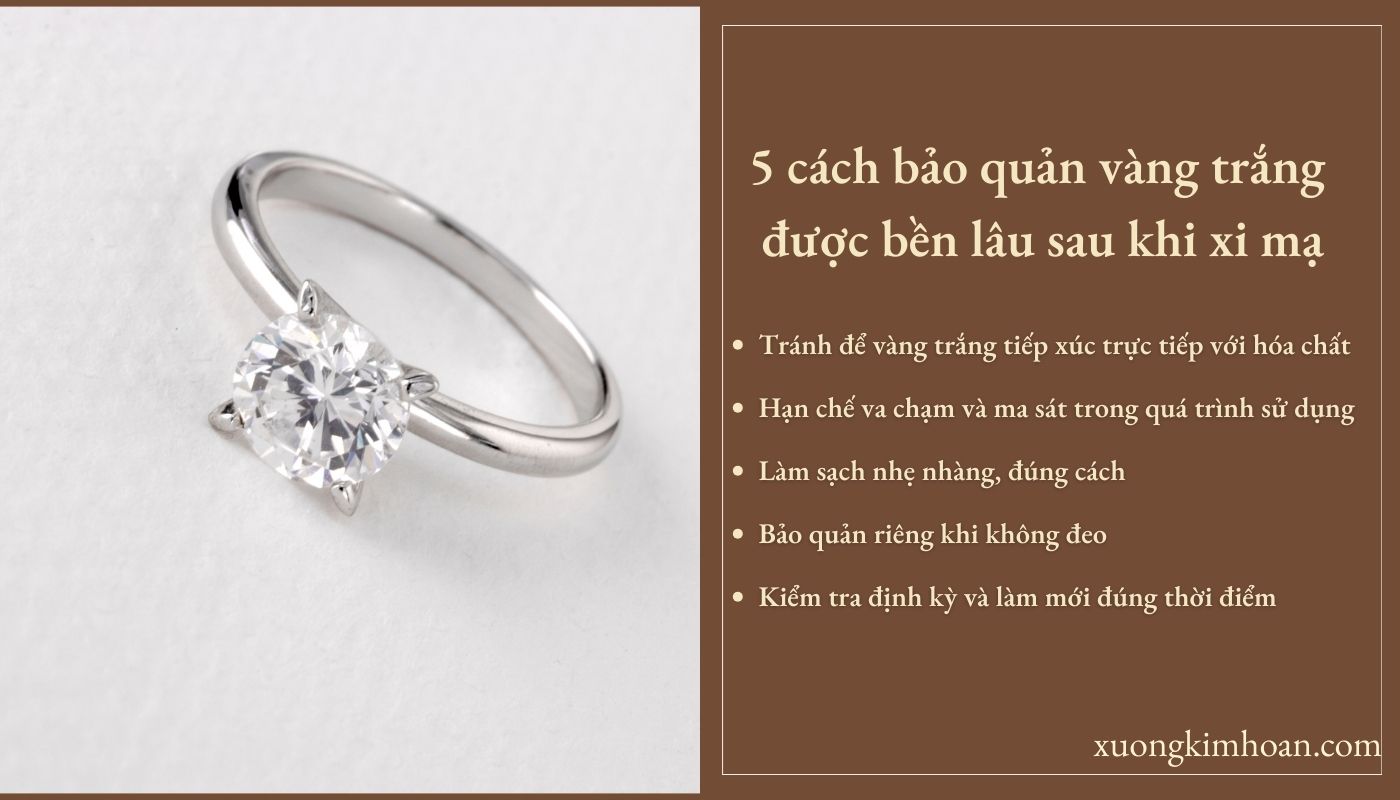 xi mạ vàng trắng có tốt không?