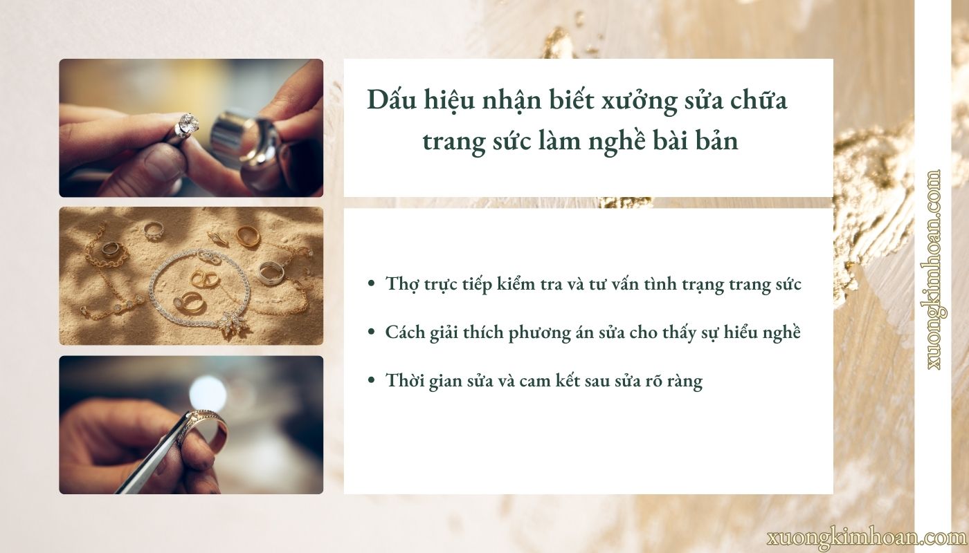 xưởng sửa chữa trang sức tại Hà Nội