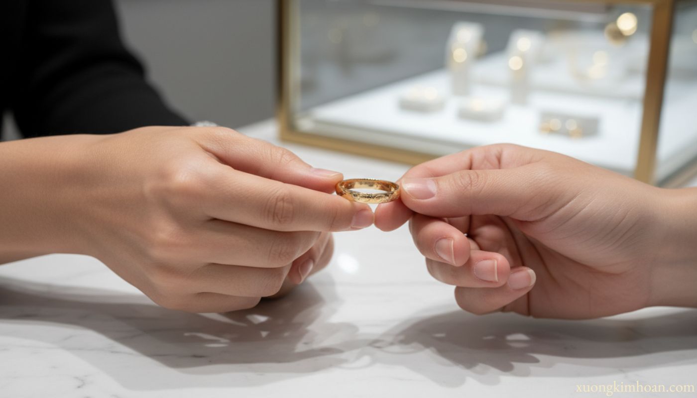 cửa hàng thu mua vàng tây Hà Nội