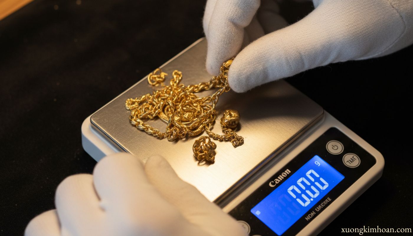 cửa hàng thu mua vàng tây Hà Nội