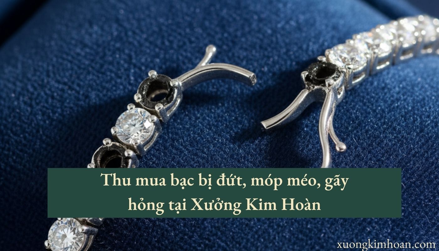 thu mua bạc bị đứt