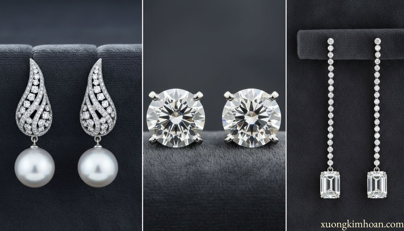 tư vấn bán bông tai bạch kim