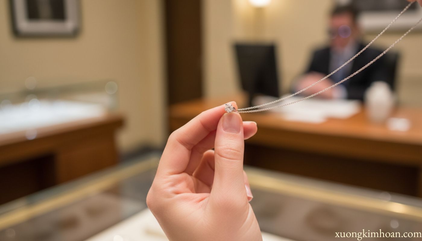 thu mua dây chuyền platinum cũ