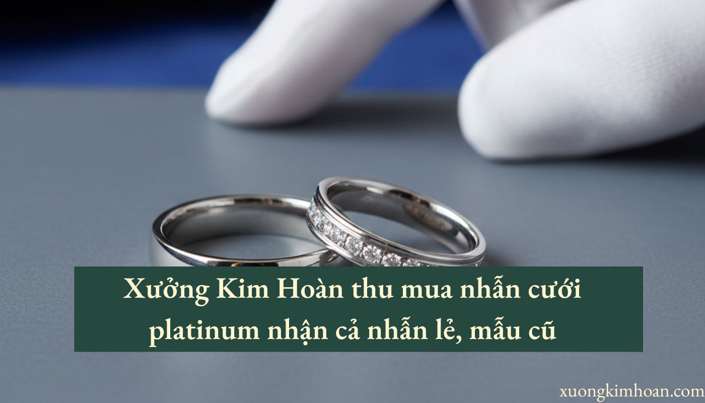 thu mua nhẫn cưới platinum
