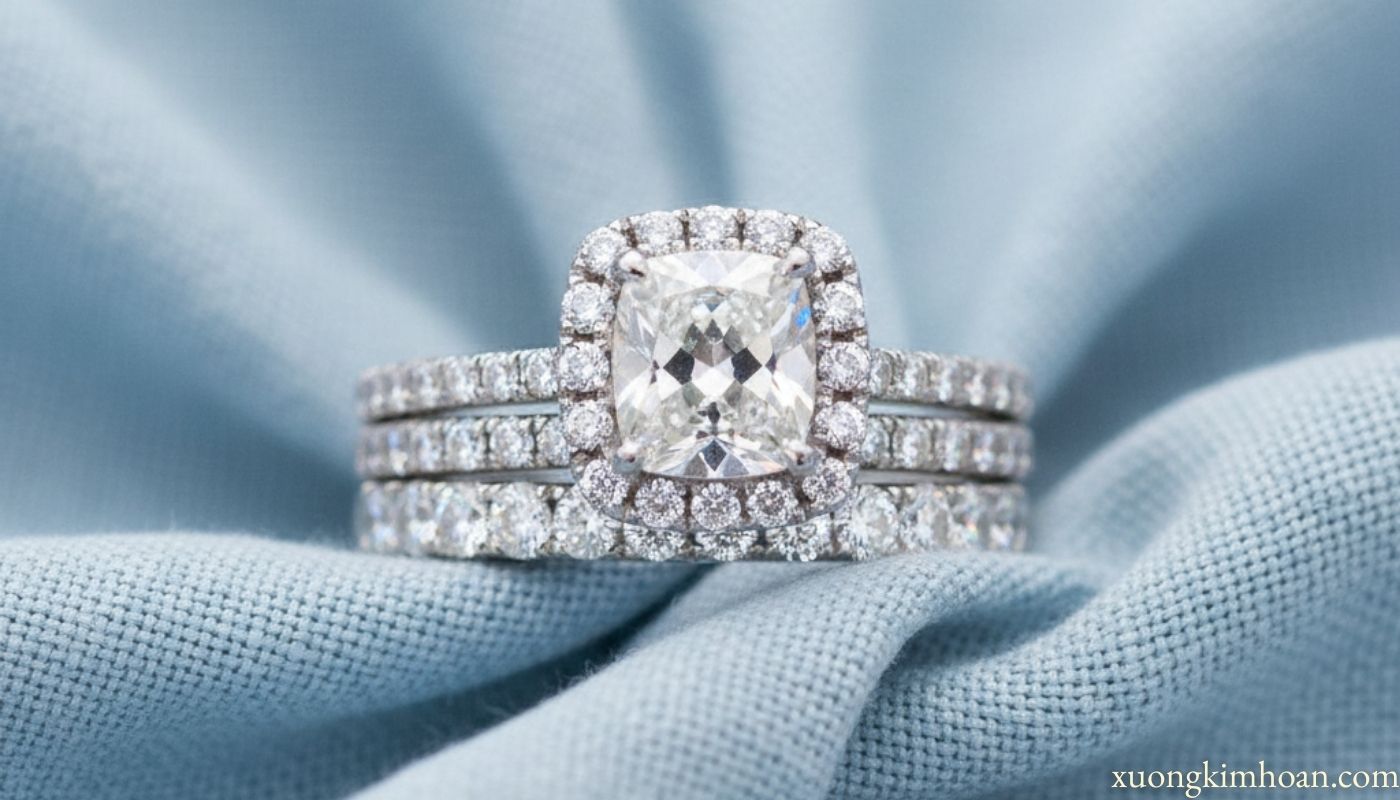 thu mua nhẫn kim cương platinum