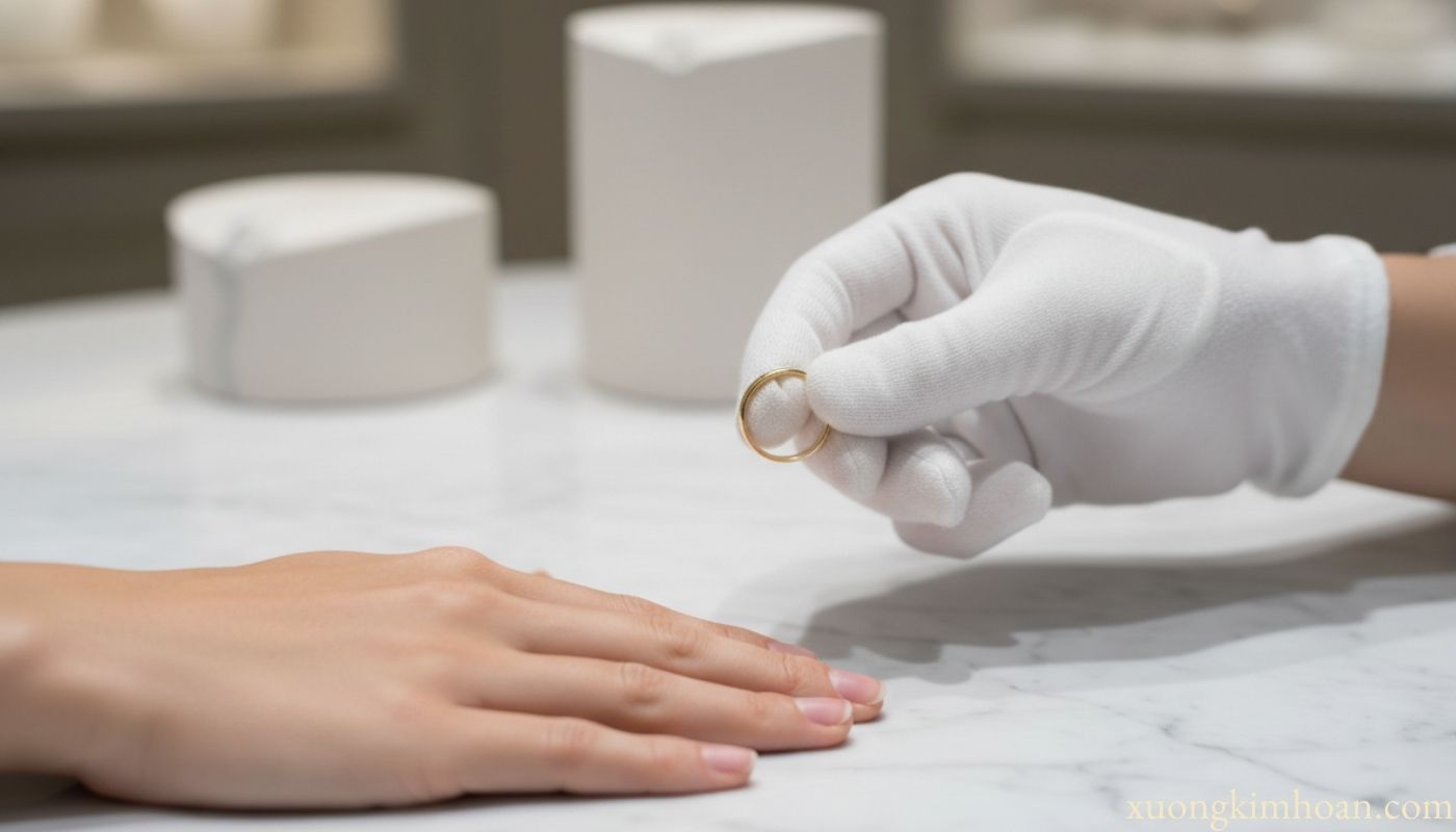 thu mua nhẫn tròn trơn