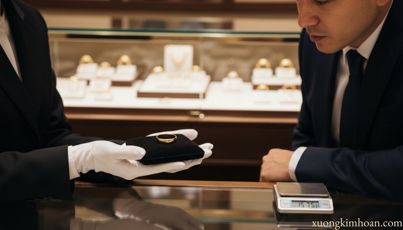 thu mua nhẫn tròn trơn