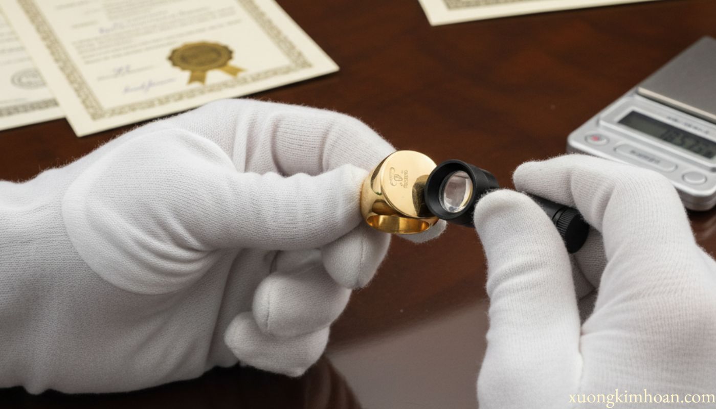 thu mua nhẫn vàng tây