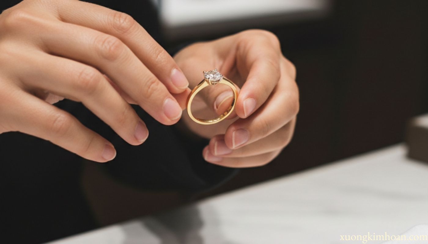 thu mua nhẫn vàng tây