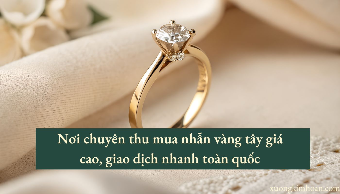 thu mua nhẫn vàng tây