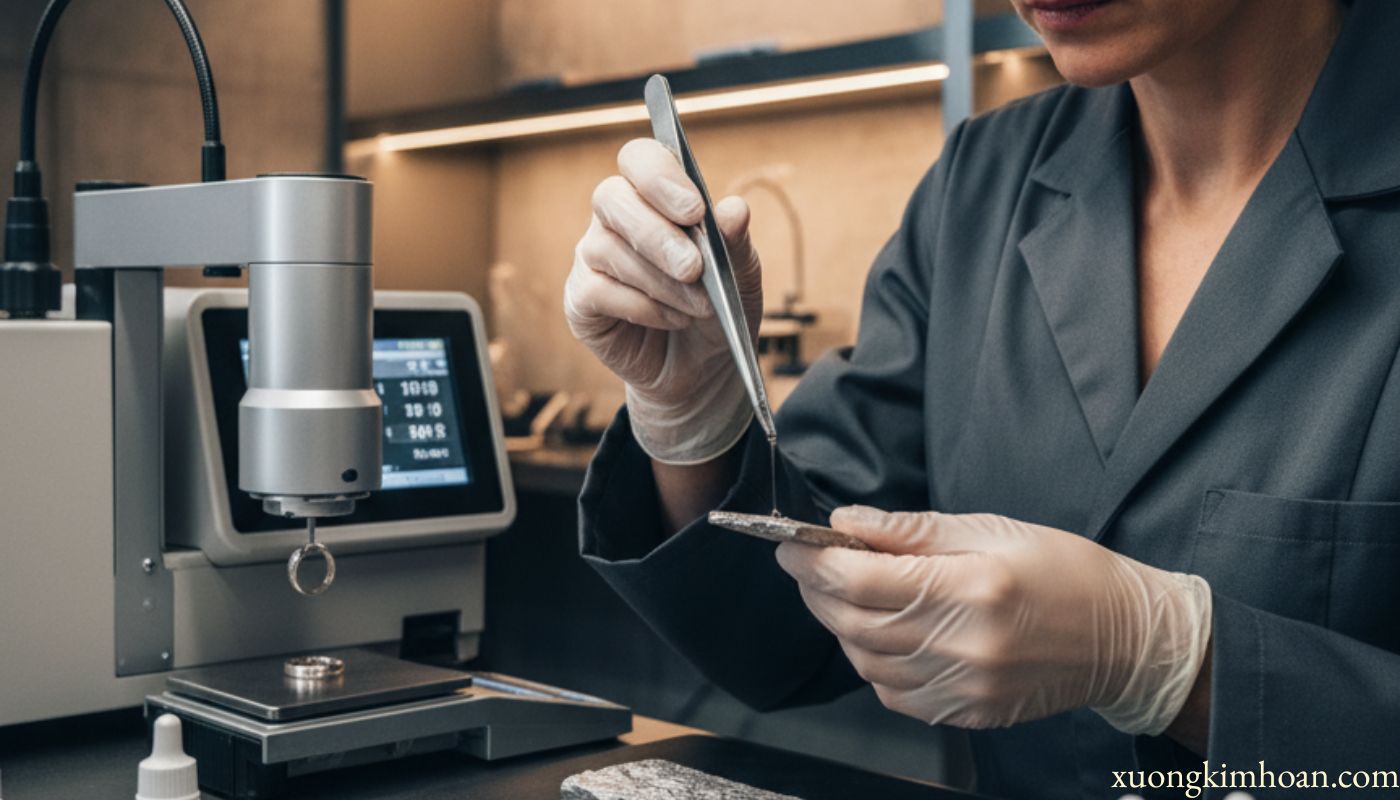 Xưởng Kim Hoàn thu mua platin quận Long Biên