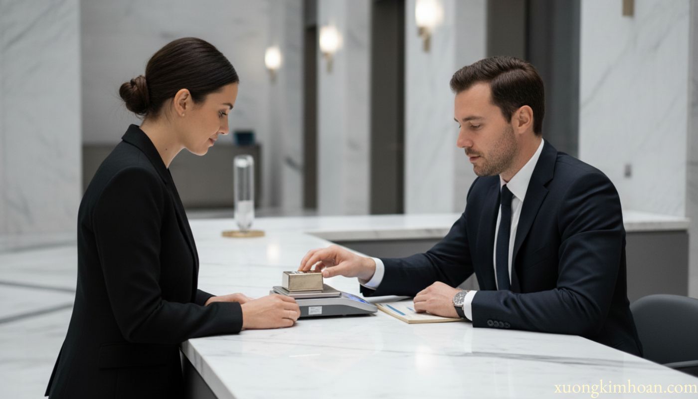 quy trình thu mua platin tại Long Biên