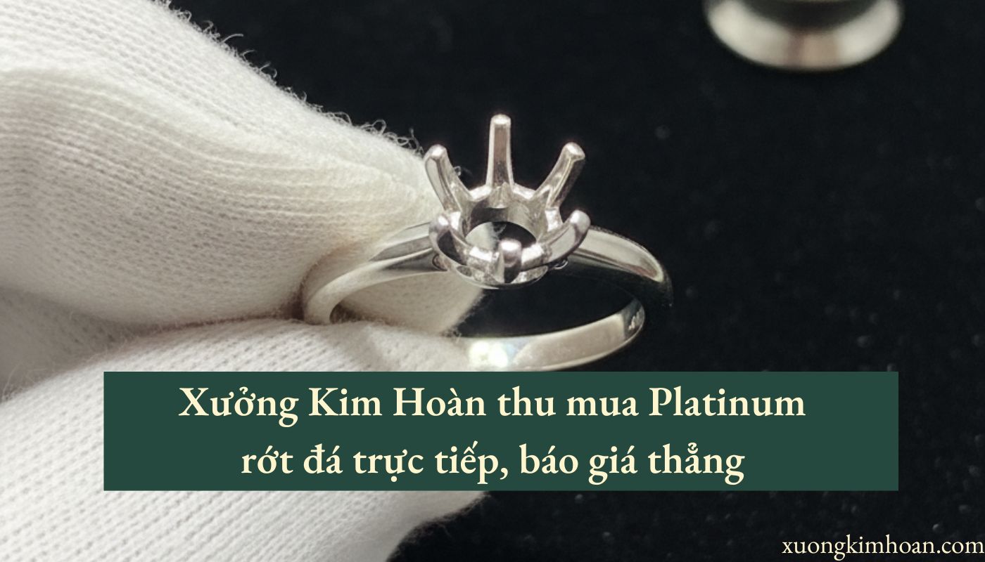 thu mua platinum rớt đá