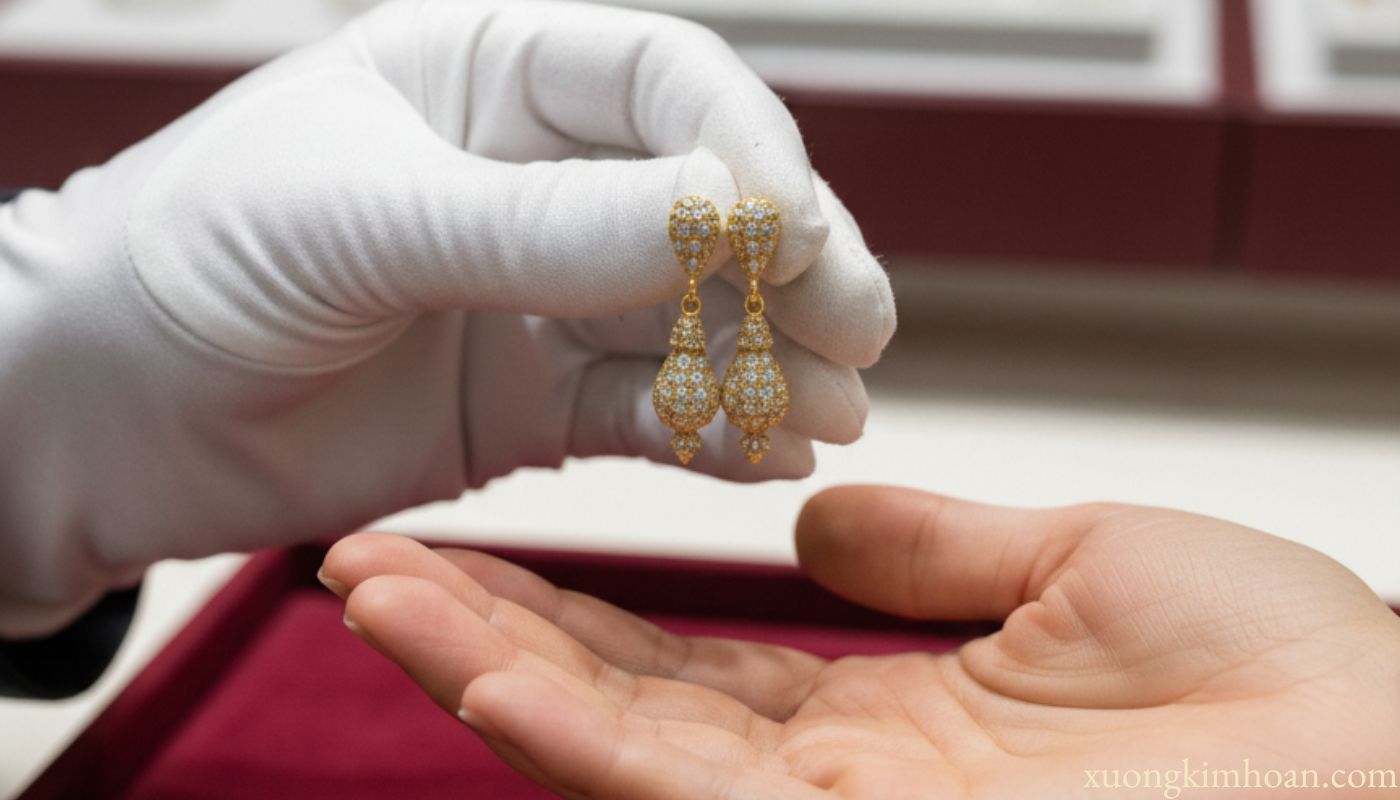 thu mua trang sức vàng tây kim cương