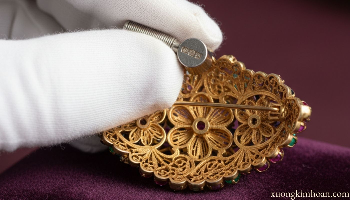 thu mua vàng ta bị móp