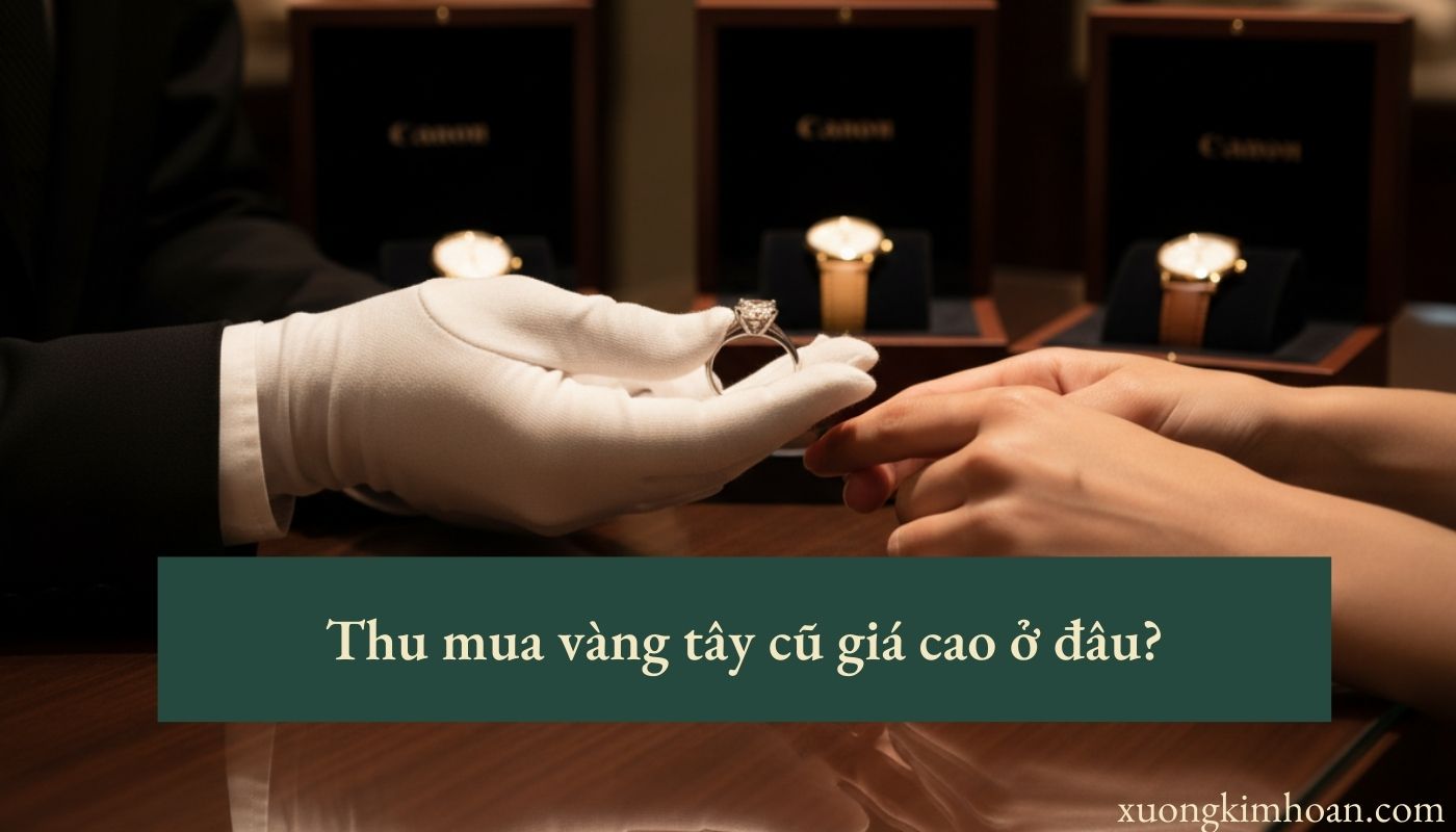 thu mua vàng tây cũ giá cao ở đâu