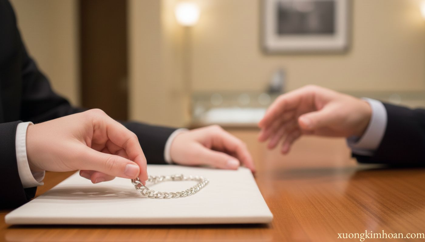 định giá vòng tay platinum