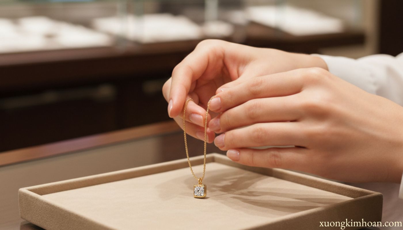 thu mua vòng tay vàng tây