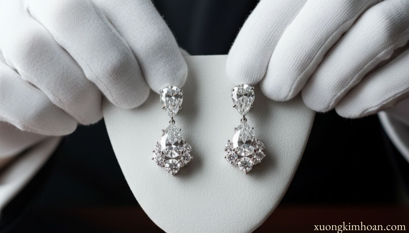 buying used platinum earrings