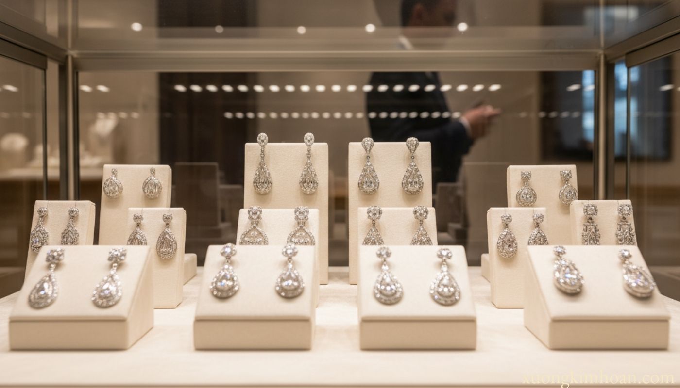 buying used platinum earrings