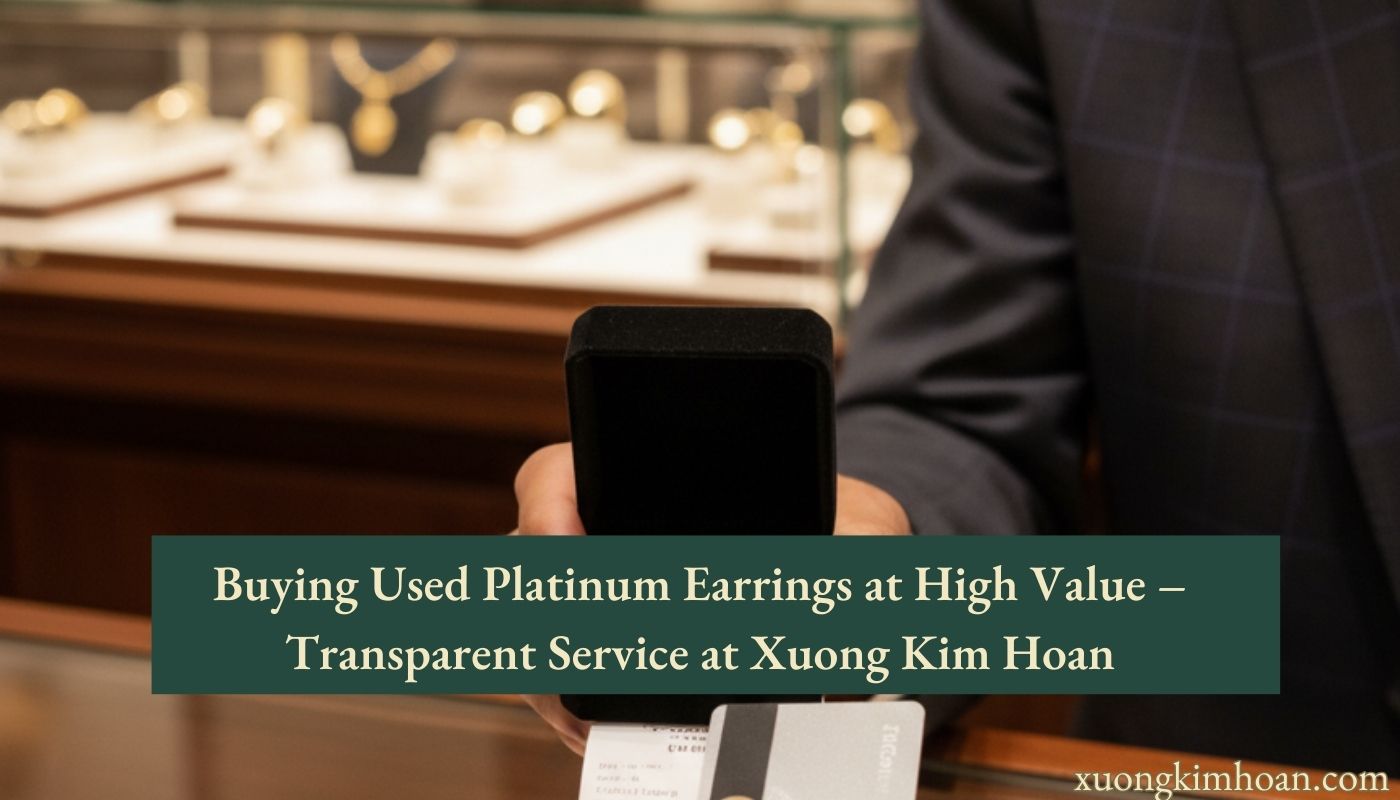 buying used platinum earrings