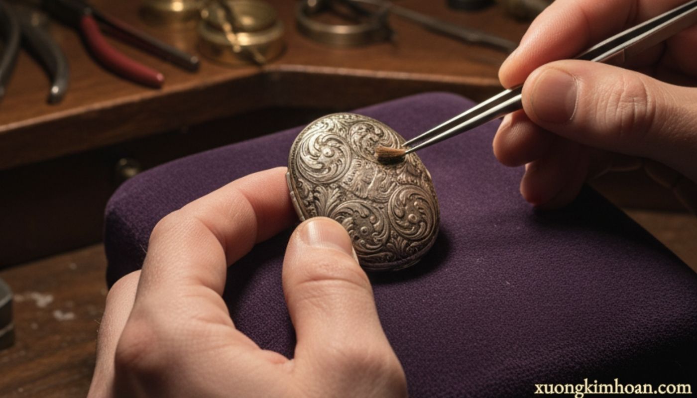 cash purchase of old silver with immediate cash payment