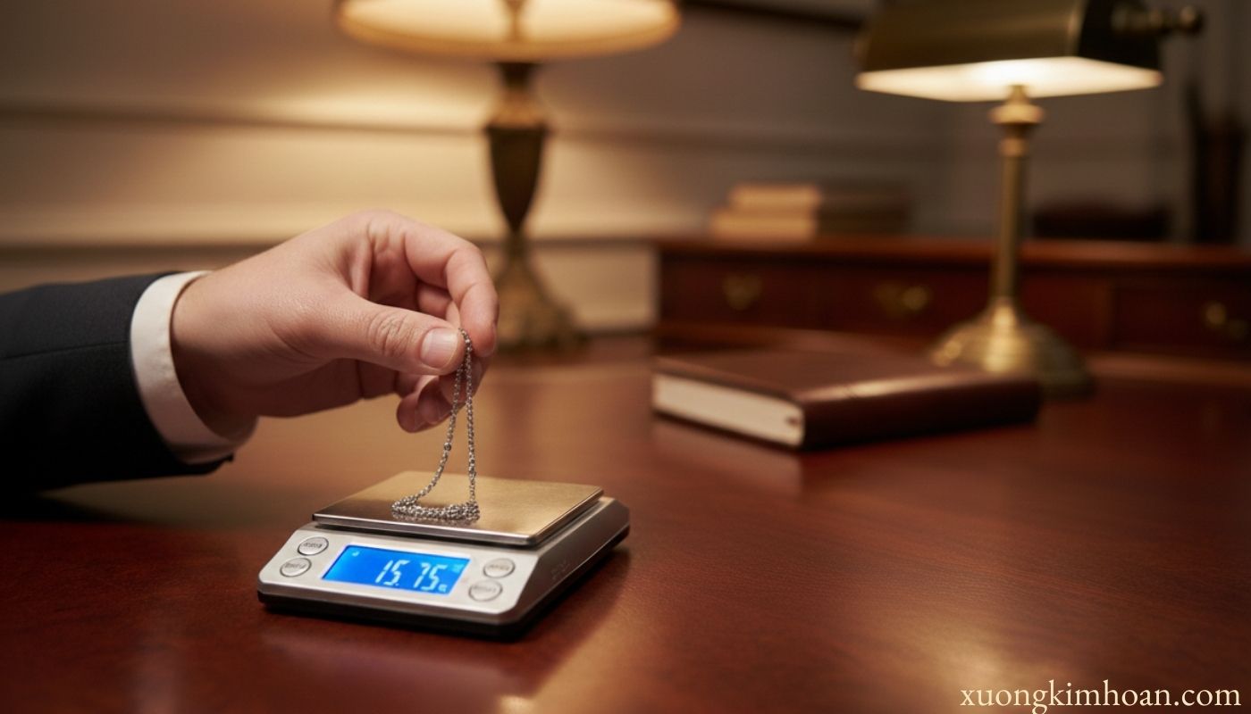 Platinum necklace repurchase