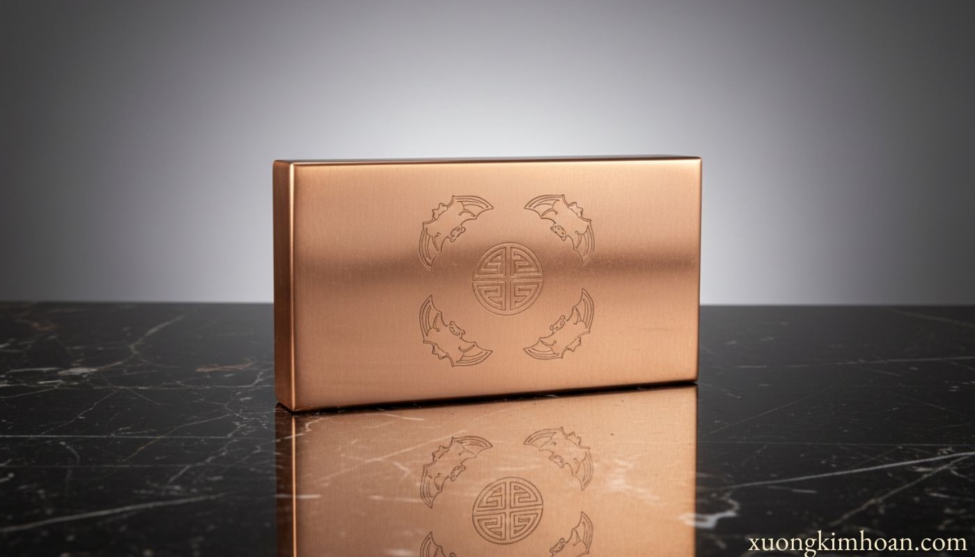 thỏi đồng khắc laser