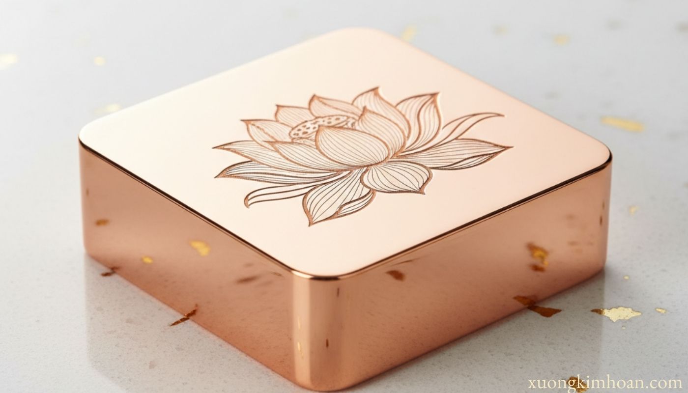 thỏi đồng khắc laser