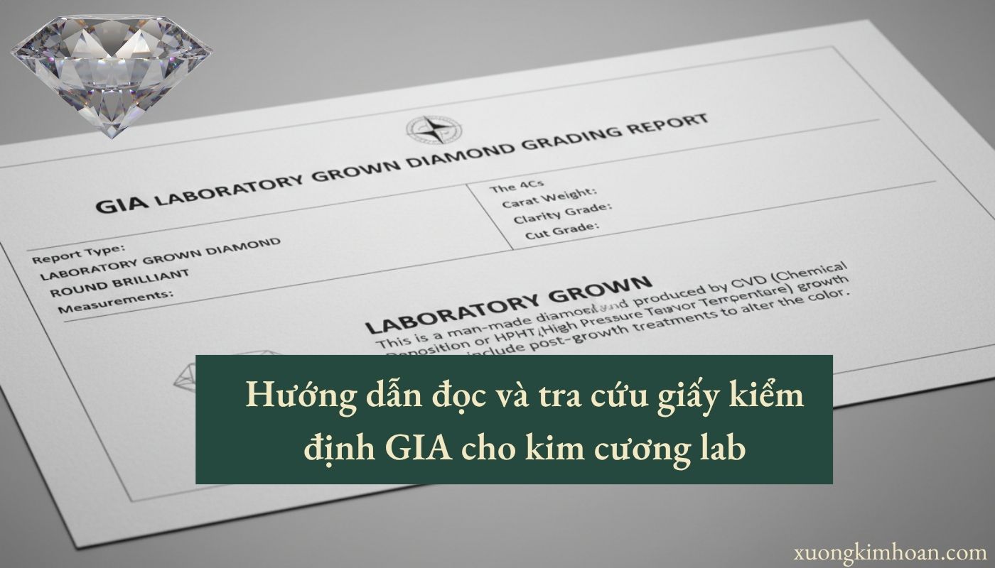 kiểm định GIA cho kim cương lab
