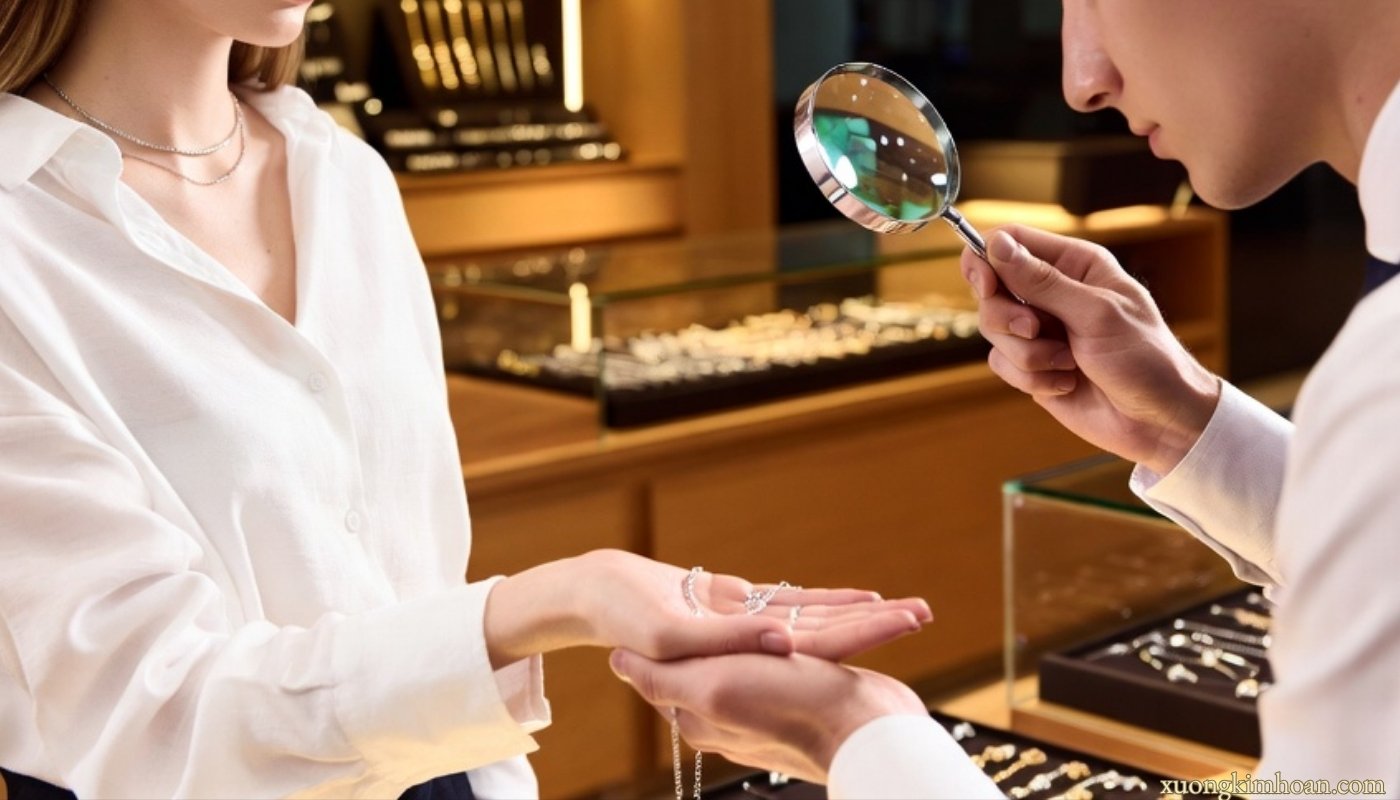 thu mua nhẫn platin rớt đá