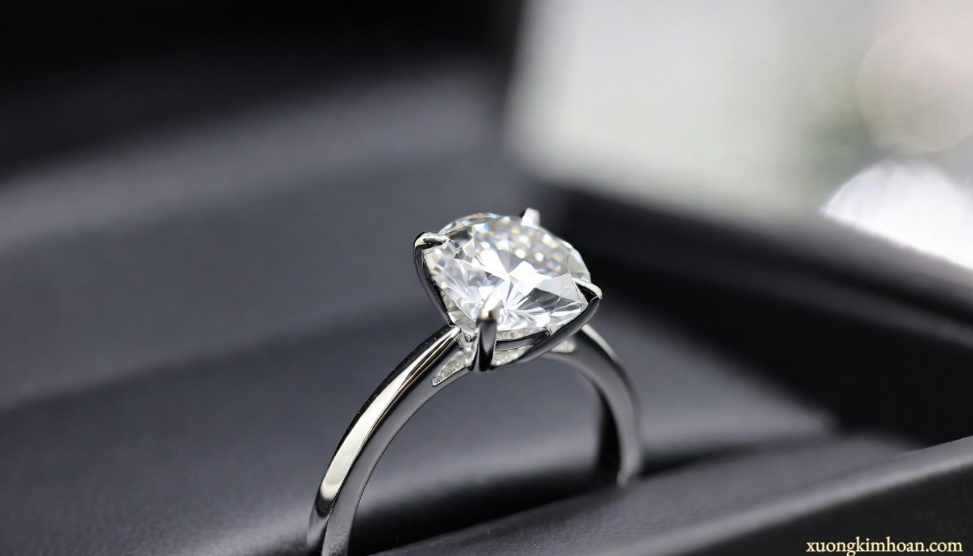 thu mua nhẫn platin rớt đá