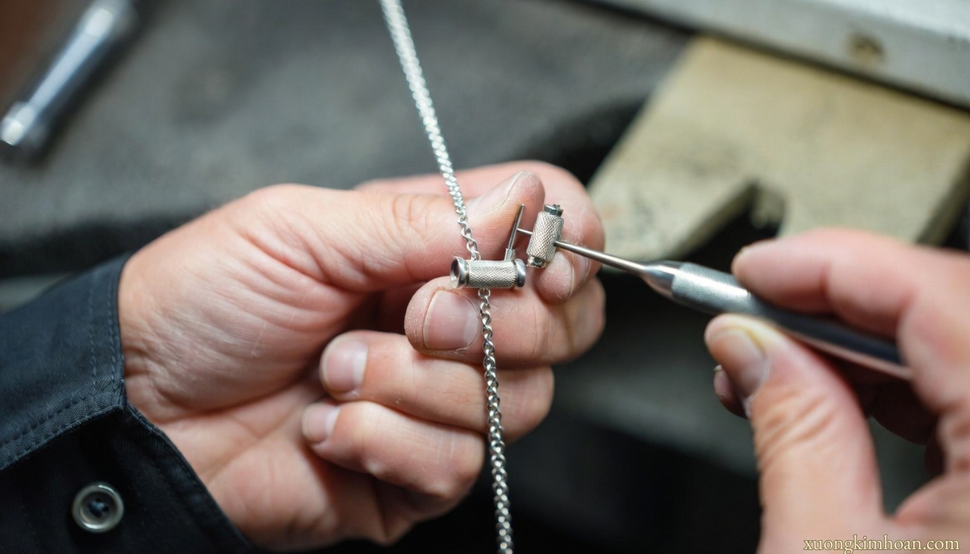 A place for fixing a broken necklace clasp in Hanoi fast and at a cheap price 1 fixing a broken necklace clasp in Hanoi
