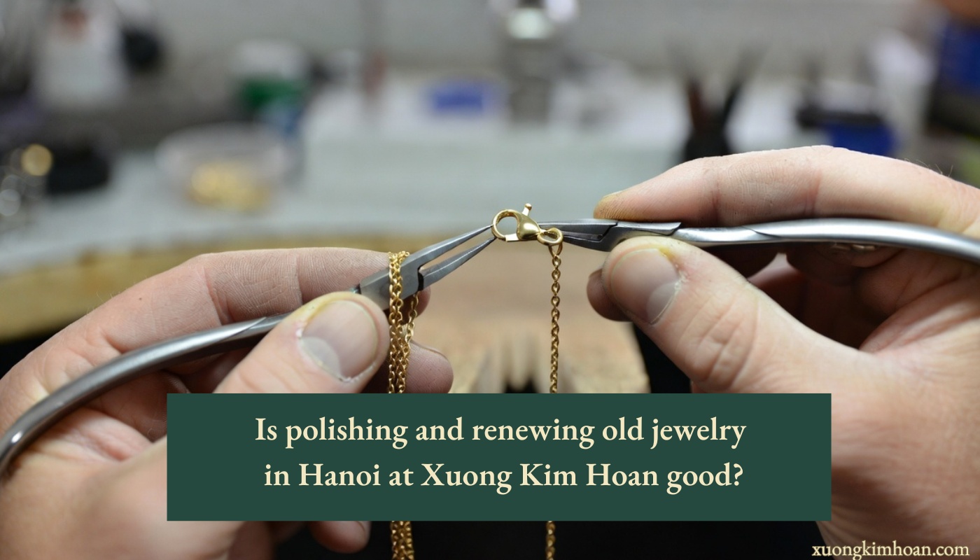 fixing a broken necklace clasp in Hanoi