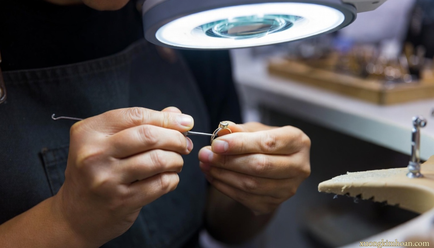 Is polishing and renewing old jewelry in Hanoi at Xuong Kim Hoan good? 1 polishing and renewing old jewelry in Hanoi