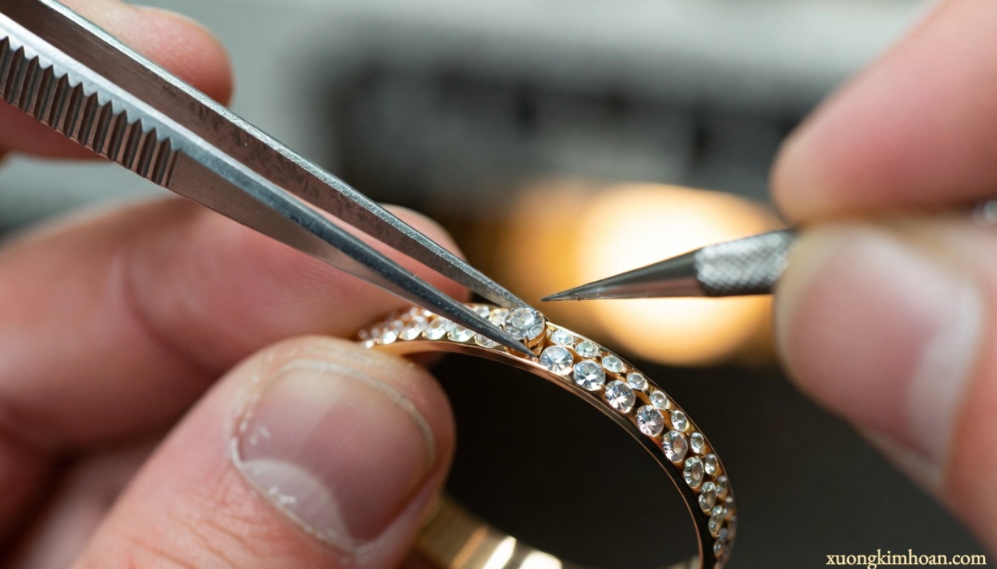Address for replacing moissanite stones for rings in Hanoi with high quality, prestige, and cheap price 1 replacing moissanite stones for rings in Hanoi