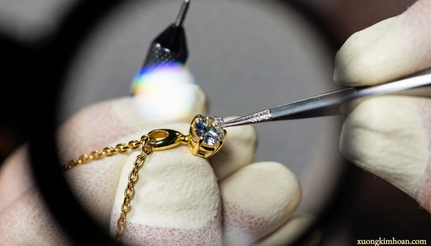 Address for replacing moissanite stones for rings in Hanoi with high quality, prestige, and cheap price 2 replacing moissanite stones for rings in Hanoi