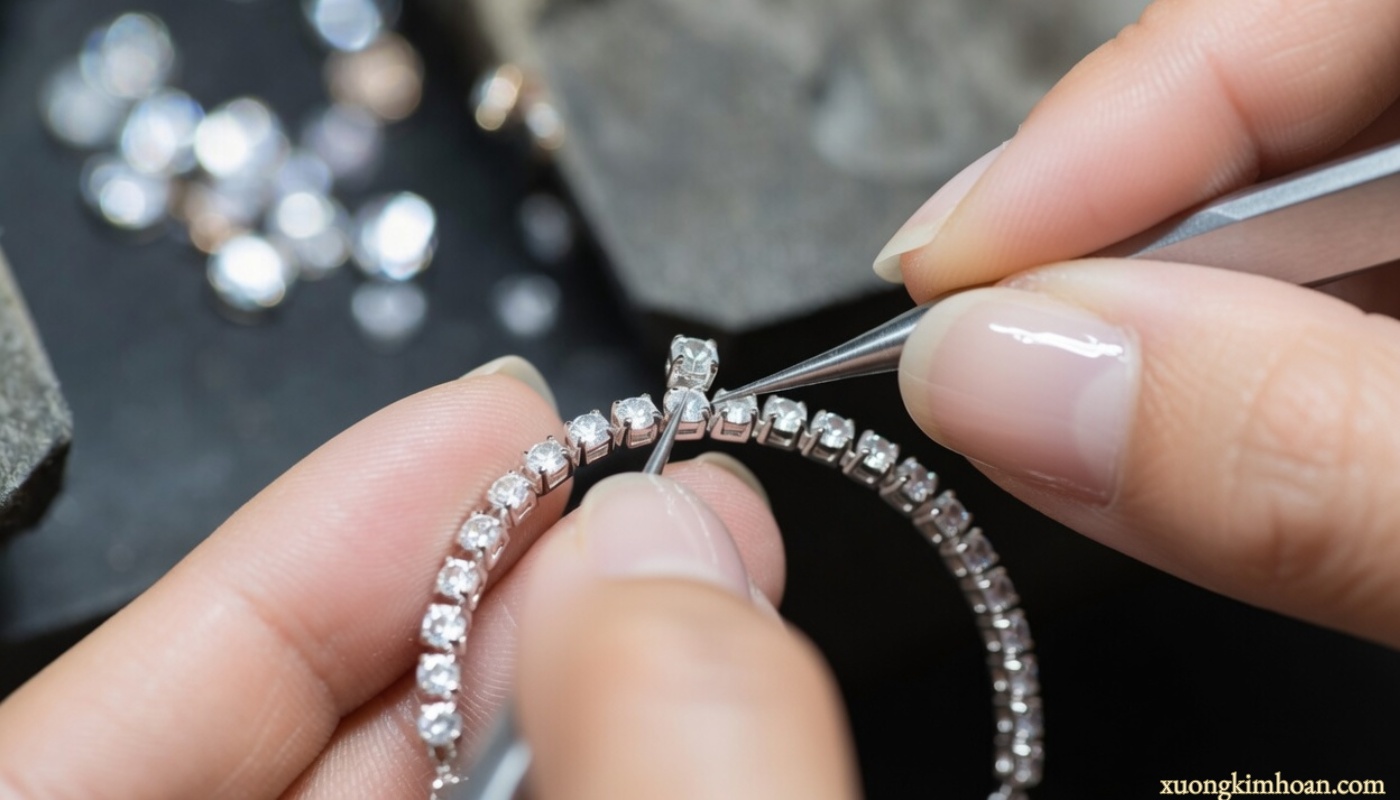 Address for replacing moissanite stones for rings in Hanoi with high quality, prestige, and cheap price 3 replacing moissanite stones for rings in Hanoi