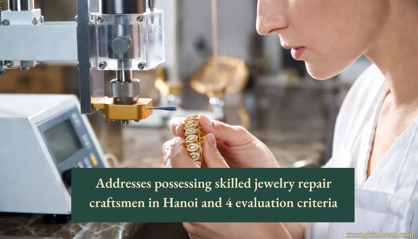 skilled jewelry repair craftsmen in Hanoi