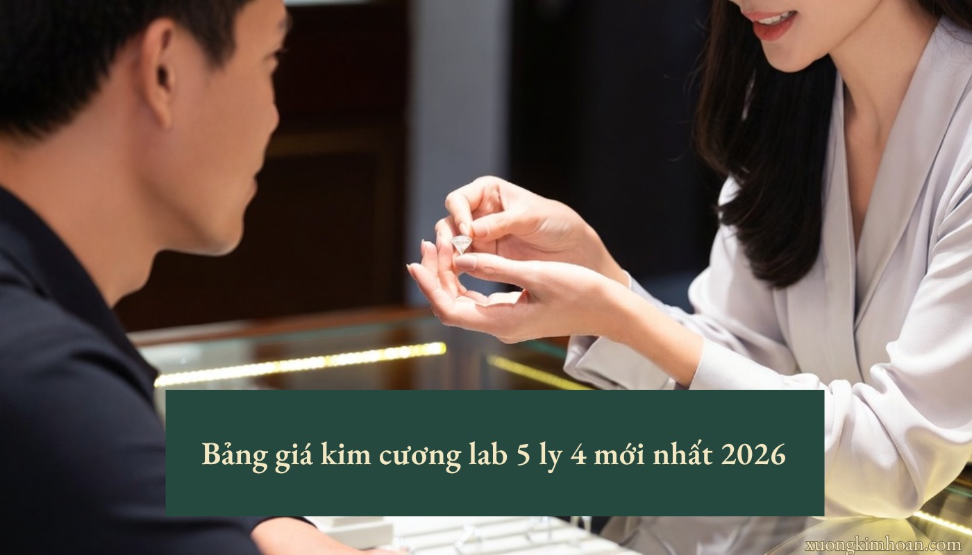 Giá kim cương lab 5 ly 4