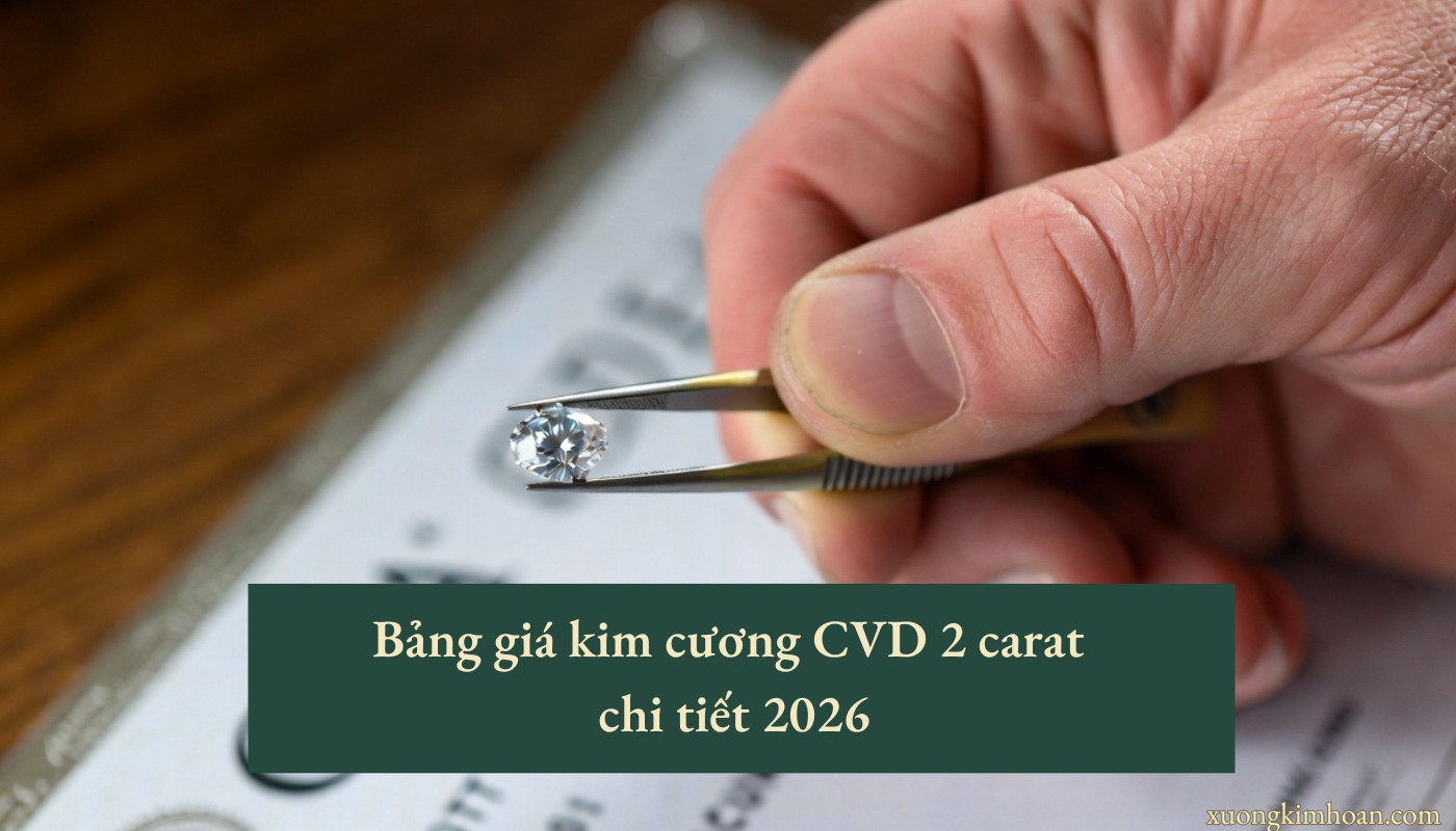 Giá kim cương CVD 2 carat
