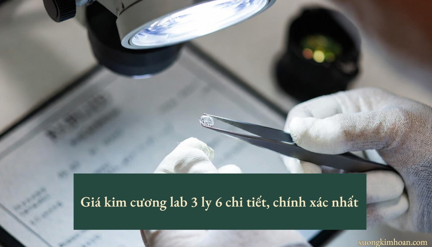 Giá kim cương lab 3 ly 6